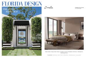 Conte bed on Florida Design Magazine