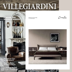DOMINICK Bed, design Enrico Cesana on Villegiardini || April 22 