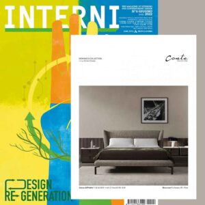DOMINICK Bed, design Enrico Cesana on Interni || June 22 