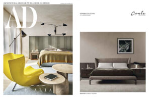 DOMINICK Bed, design Enrico Cesana on AD || October 22