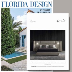 SUITE Bed, design Giovanni Pesce on Florida design
