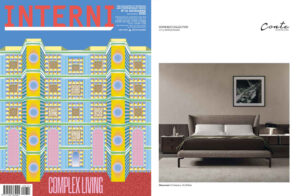 DOMINICK Bed, design Enrico Cesana on INTERNI || December 22 